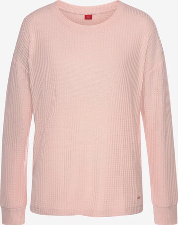 s.Oliver Shirt in Roze: voorkant