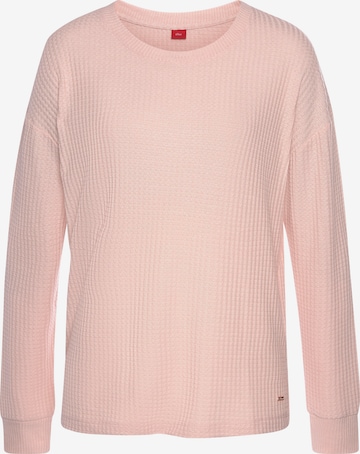 s.Oliver Shirt in Roze: voorkant