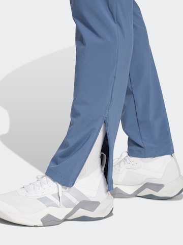 mėlyna ADIDAS PERFORMANCE Standartinis Sportinės kelnės