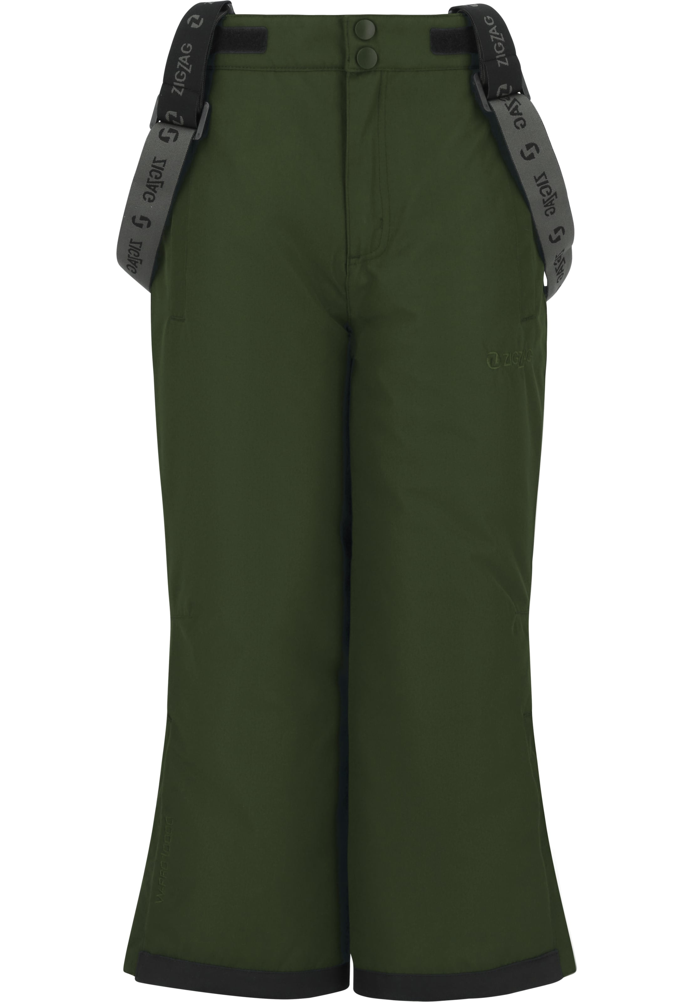 ZigZag Regular Skihose 'Soho' in Grün: Vorderseite