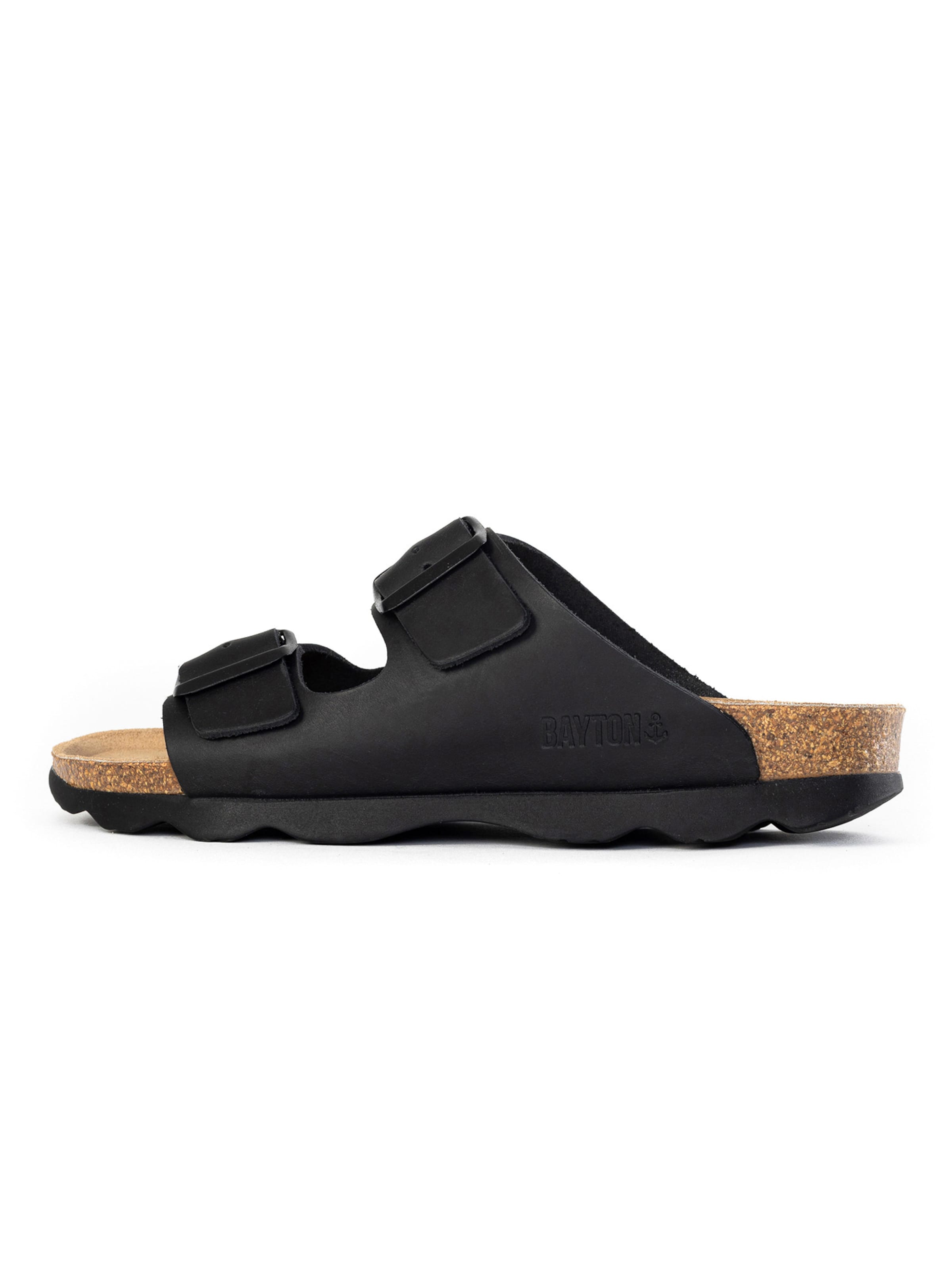 Bayton Šľapky 'Atlas' - Čierna: predná strana
