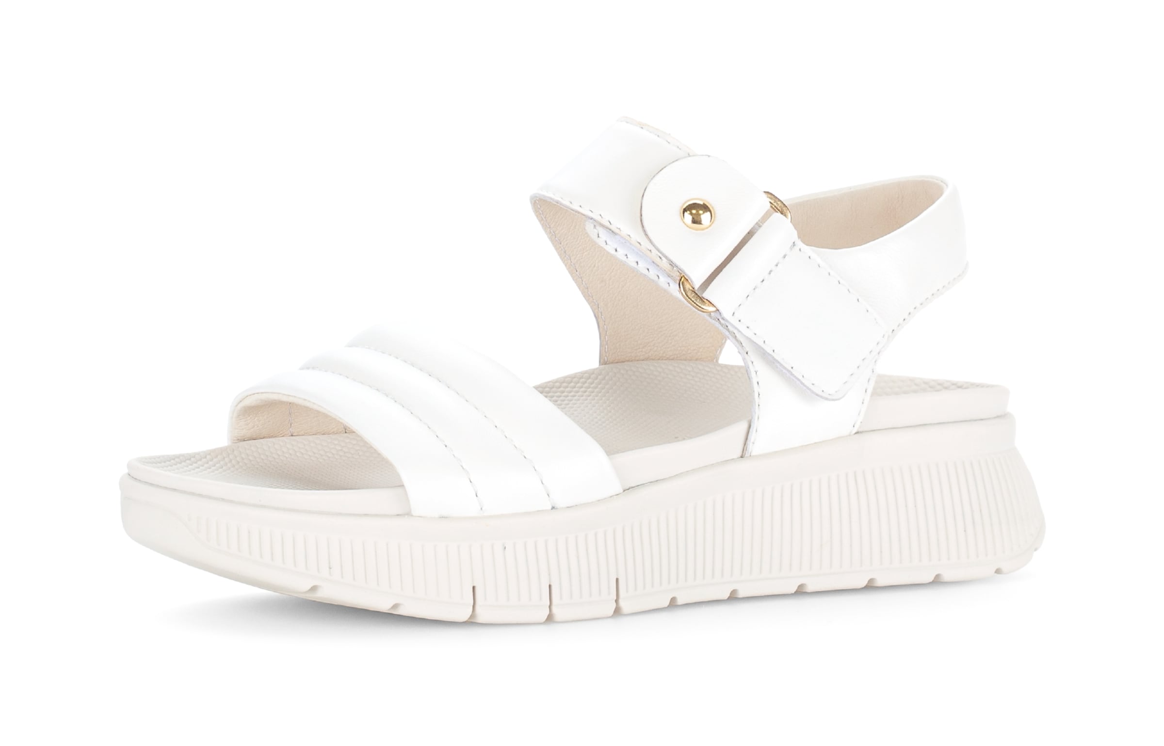 GABOR Sandals in White: front
