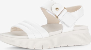 GABOR Сандали в бяло: отпред