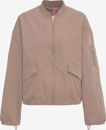 MANISA Übergangsjacke 'Blouson' in Beige: Vorderseite