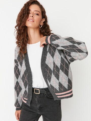 Trendyol Knit Cardigan in Grey