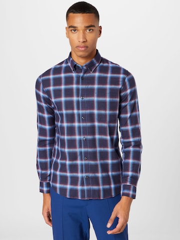 Matinique Regular fit Button Up Shirt 'Trostol' in Blue: front