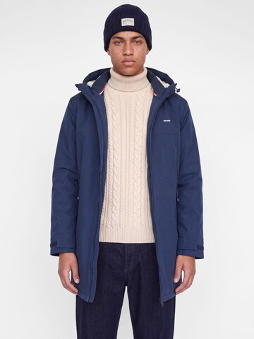JACK & JONES - Parca de invierno en azul: frente