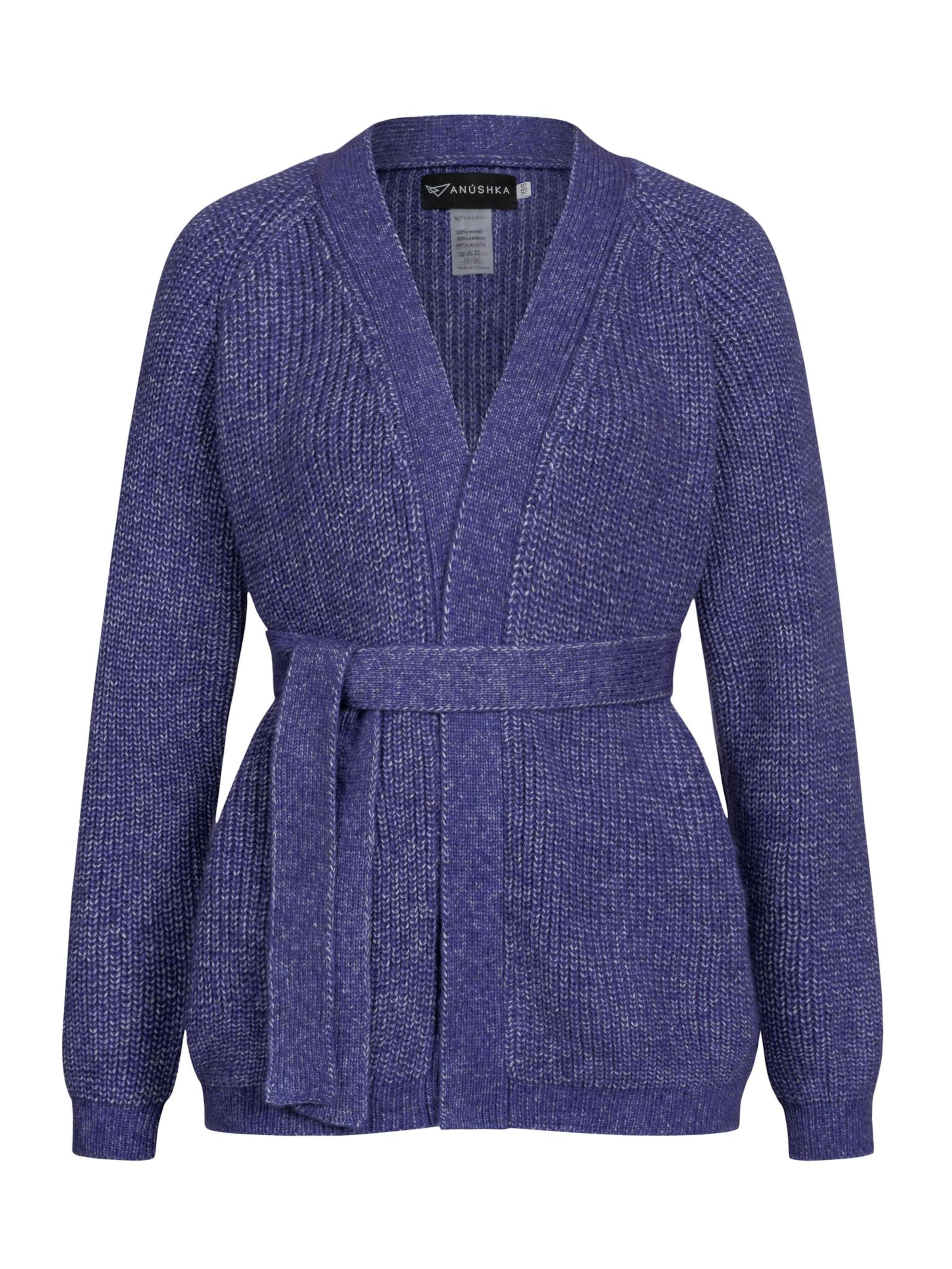 Anushka Knit Cardigan in Purple: front