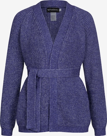 Anushka Gebreid vest in Lila: voorkant