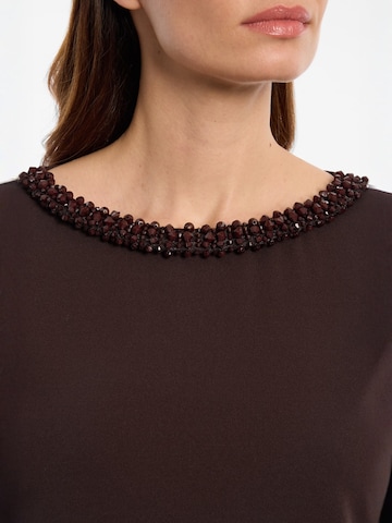 Robe 'Evinae' Ana Alcazar en marron