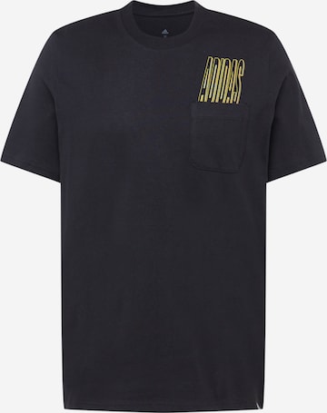 ADIDAS SPORTSWEAR Performance Shirt 'Dynamic Graphic ' in Black: front