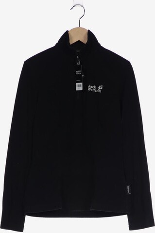 JACK WOLFSKIN Sweatshirt & Zip-Up Hoodie in XS in Black: front