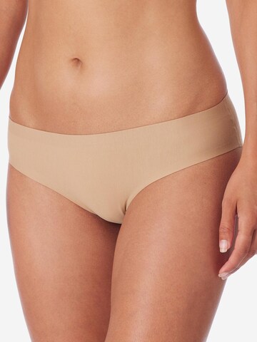 SCHIESSER Slip 'Invisible Cotton' in Bruin: voorkant