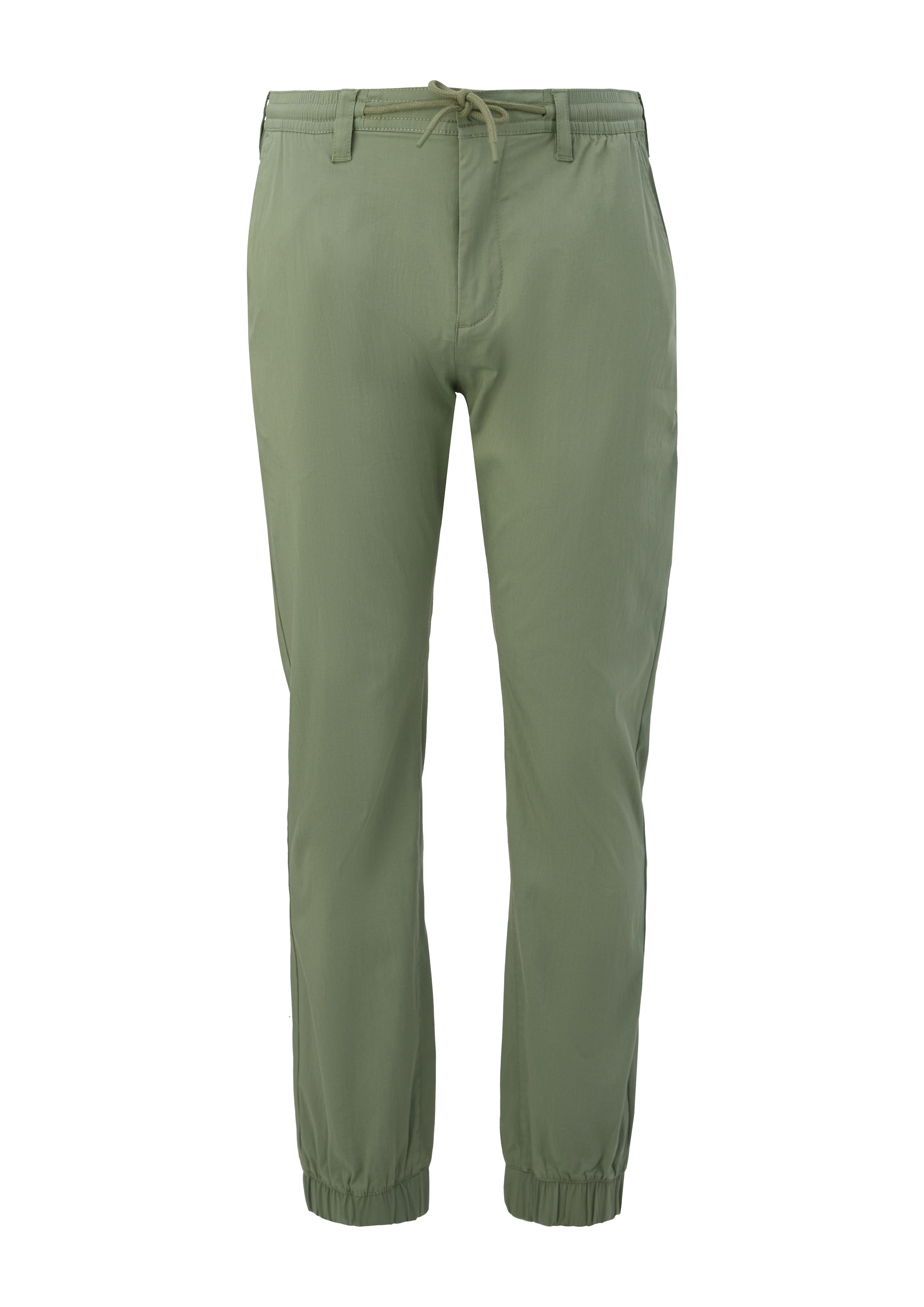 Effilé Pantalon s.Oliver en vert : devant