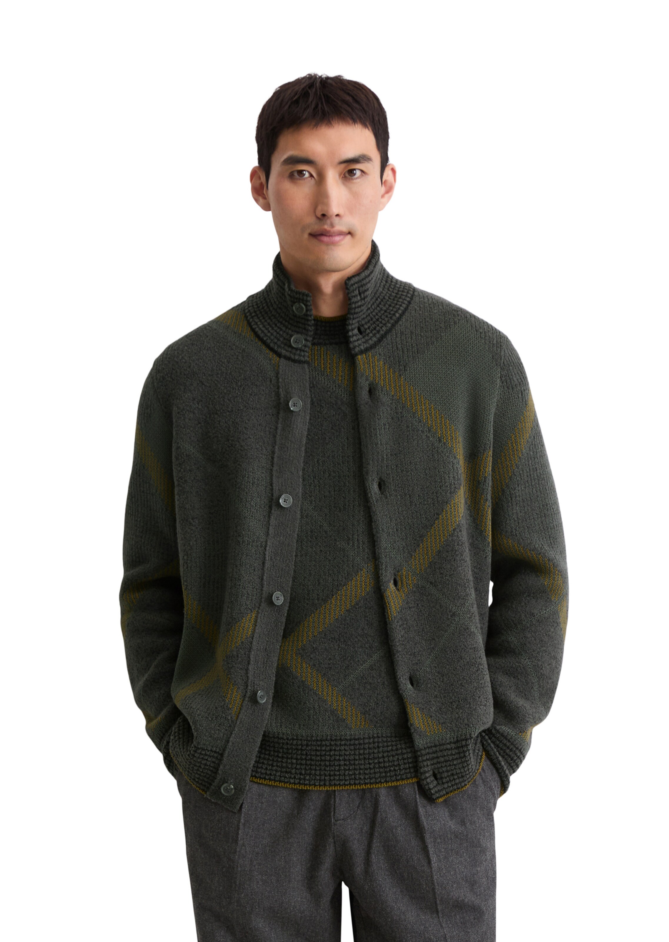 Vestes en maille Marc O'Polo en noir : devant