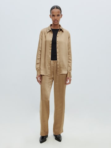 EDITED Wide leg Pants 'Sinead' in Brown