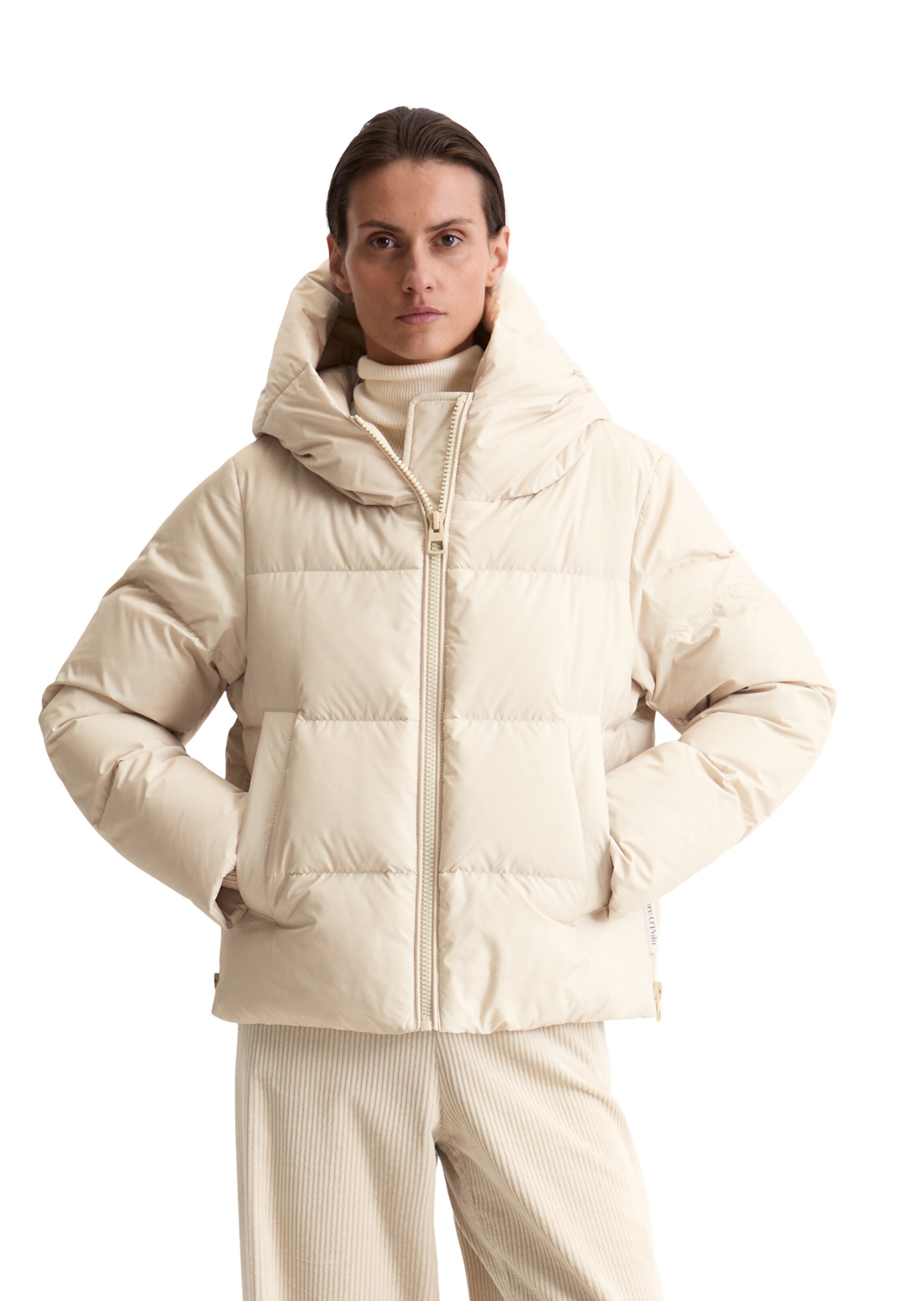 Marc O'Polo - Chaqueta de invierno en beige: frente