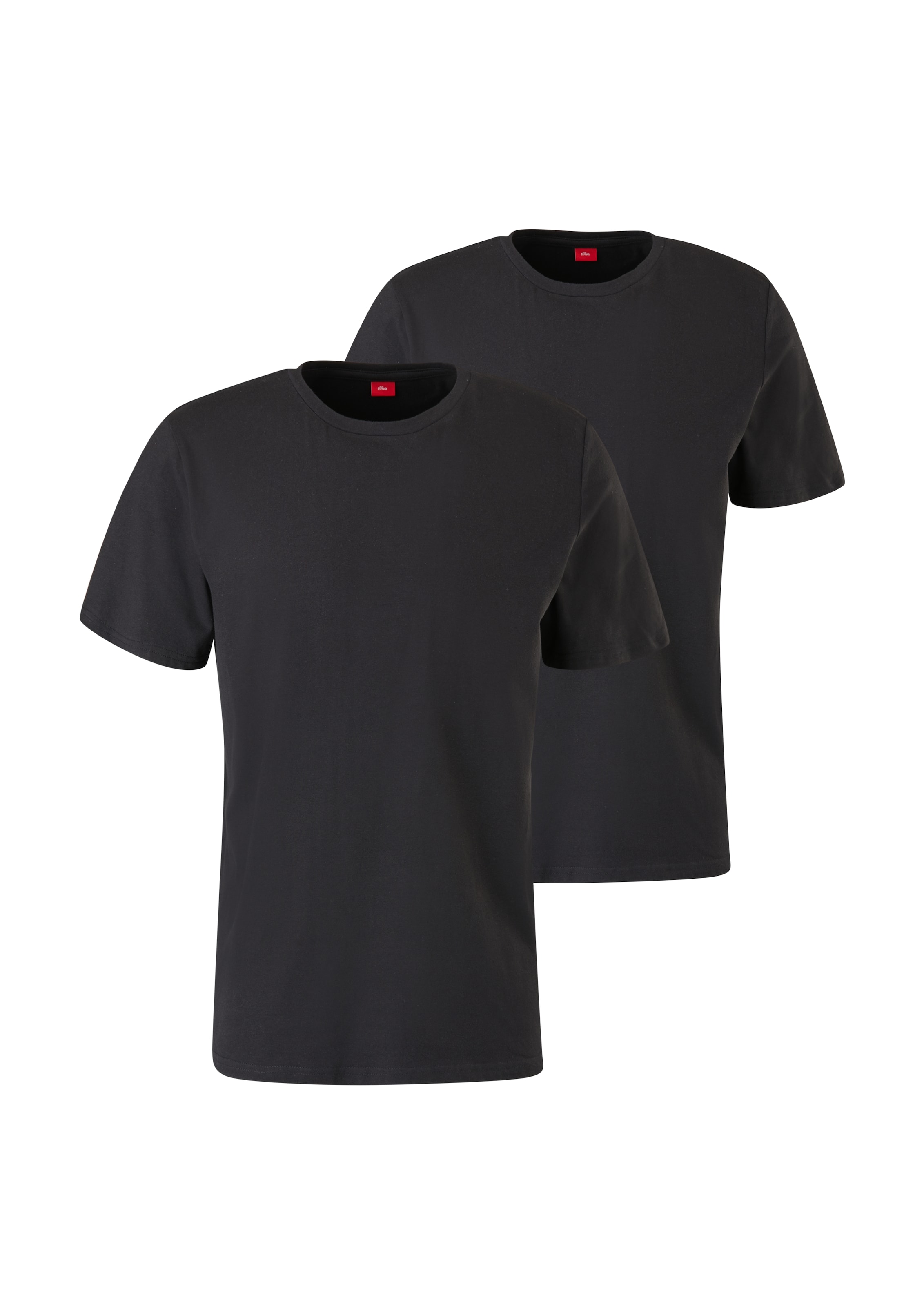 s.Oliver - Camiseta en negro: frente