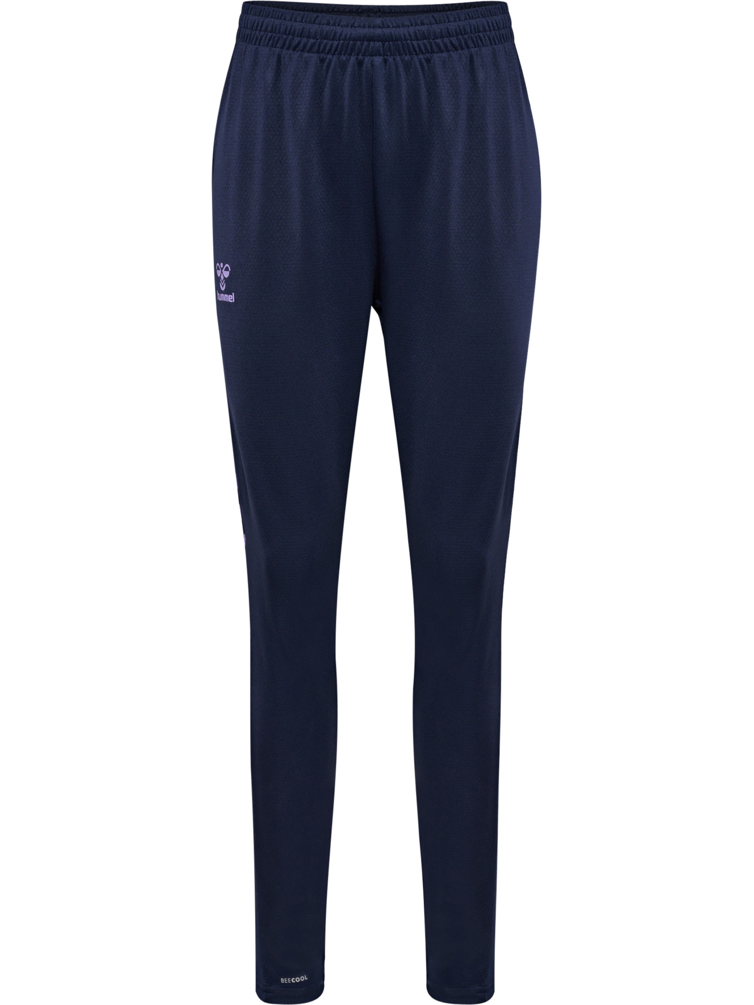 Hummel Tapered Sportbroek 'Staltic' in Blauw: voorkant