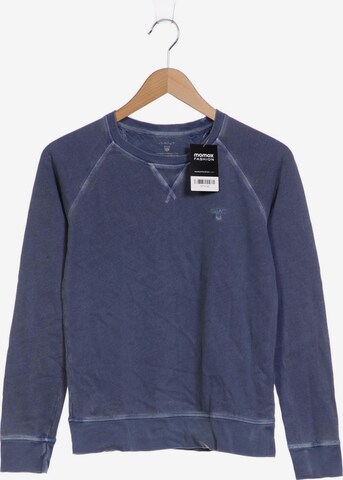 GANT Sweatshirt & Zip-Up Hoodie in XS in Blue: front