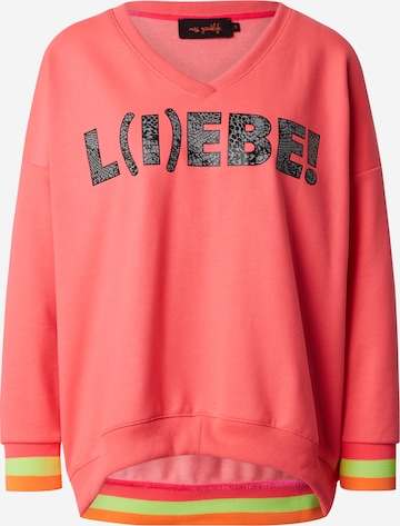 miss goodlifeSweater majica - roza boja: prednji dio