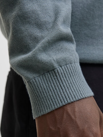 JACK & JONES Свитер 'JJEBASIC' в Синий