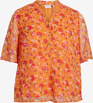 Camicia da donna 'Falia' di EVOKED in arancione: frontale
