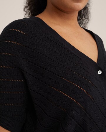 WE Fashion Knit cardigan in Black