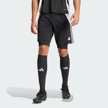 ADIDAS PERFORMANCE Regular Sportshorts 'Tiro 24' in Schwarz: predná strana