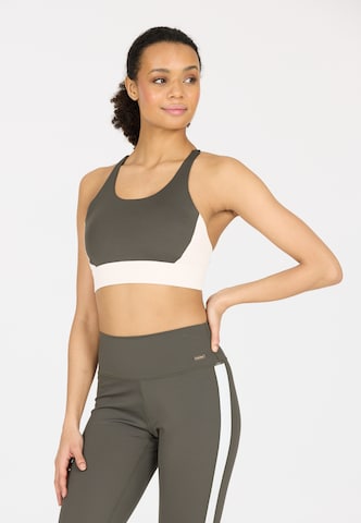 Athlecia Low Support Sports bra 'Aspasia' in Brown: front