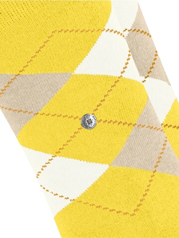 BURLINGTON Socks 'Everyday Argyle' in Yellow