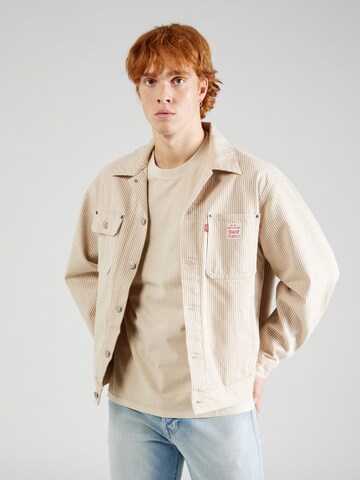 LEVI'S ® Between-season jacket 'Sunrise Trucker' in Beige: front