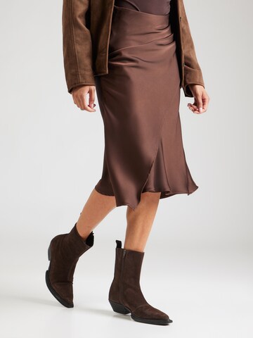 ABOUT YOU Юбка 'Blanca' в Коричневый: спереди