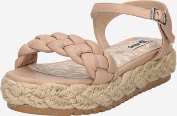 MTNG Strap sandal 'AMELIE' in Beige: front