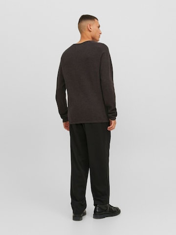 Coupe regular Pull-over 'Hill' JACK & JONES en marron