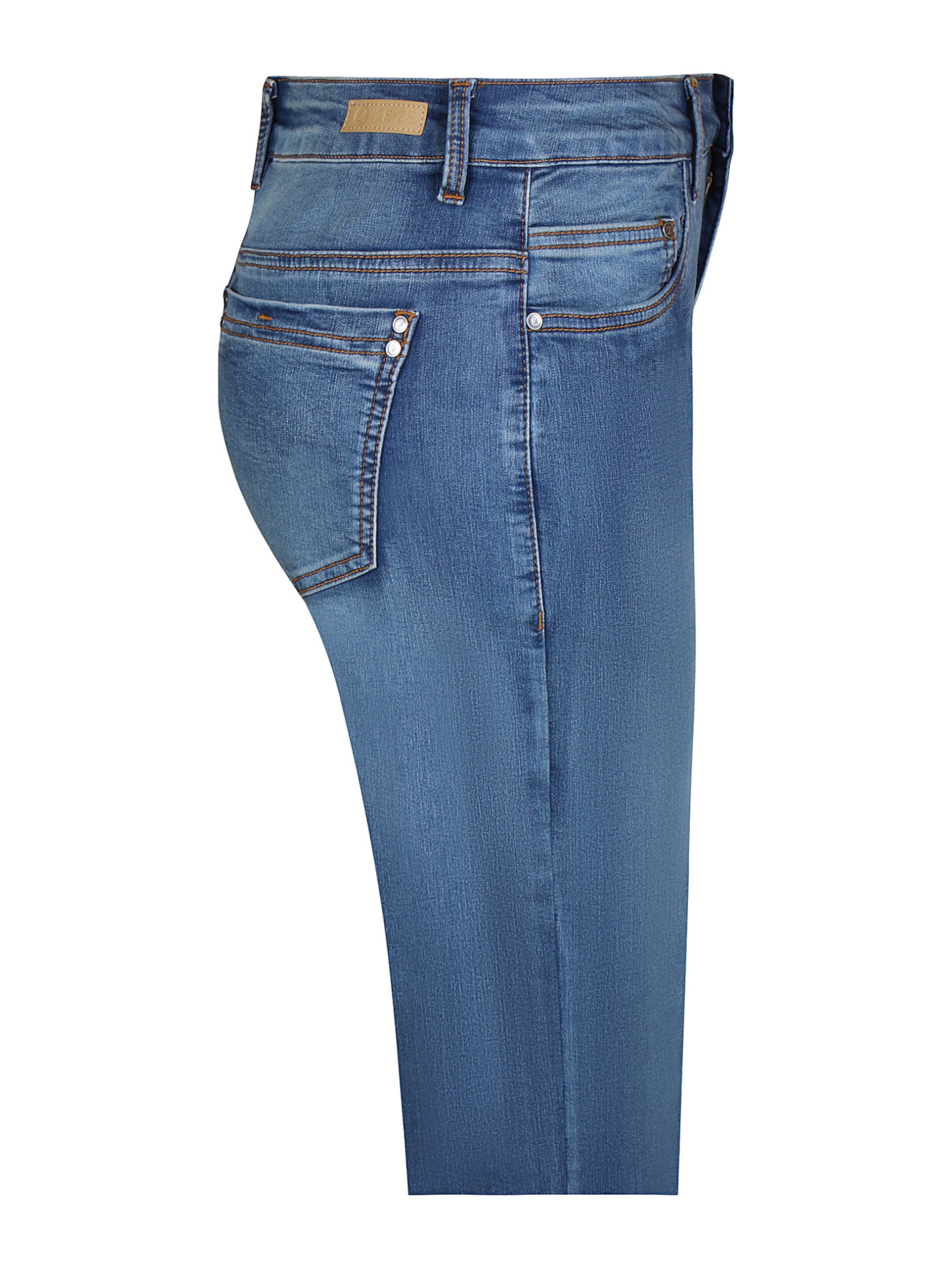 ze-ze Regular Jeans 'Ruby 014'‌‌‌‌ in Blau