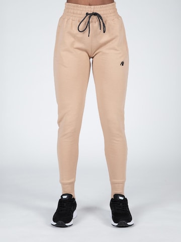 Gorilla Wear Tapered Trousers 'Marion' in Black: front