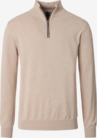 CASAMODA Pullover 'Basic' in Beige: Vorderseite