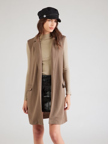 PIECES Suit vest 'PCJana' in Brown: front