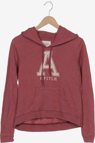 Abercrombie & Fitch Sweatshirt & Zip-Up Hoodie in S in Pink: front