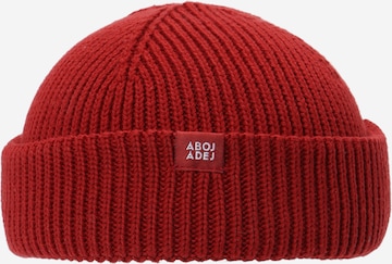 Bonnet 'Hamid' ABOJ ADEJ en rouge : devant