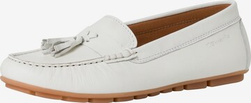 TAMARIS Moccasins in White: front