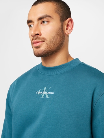 Sweat-shirt Calvin Klein Jeans en bleu