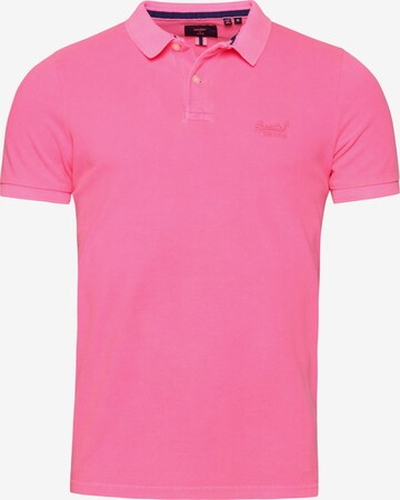 T-Shirt Superdry en rose : devant