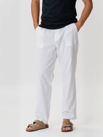 Pantaloni ' Cotton ' di TEESHOPPEN in bianco