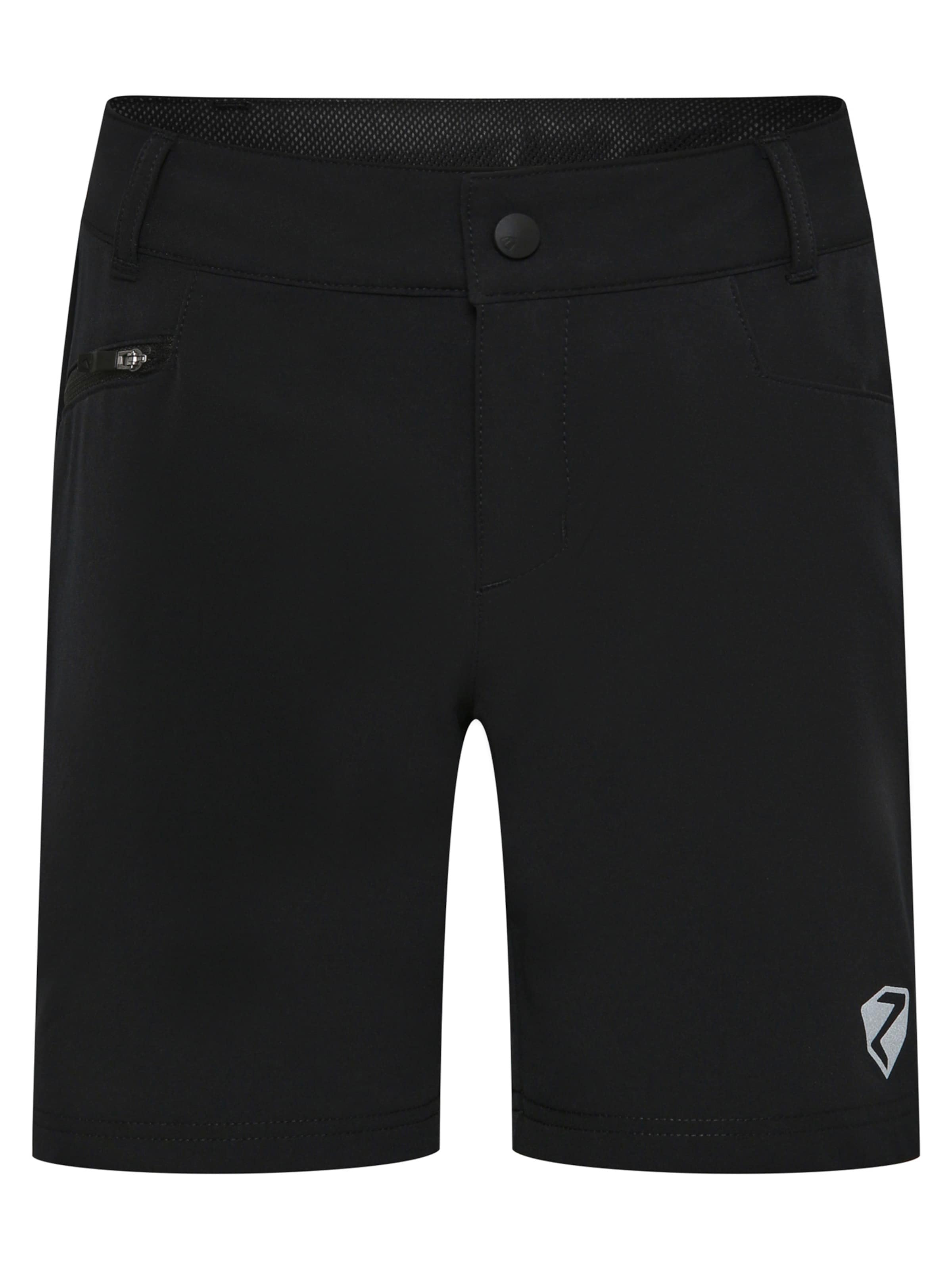 ZIENER Regular Workout Pants 'Nado-Z X-Function' in Black: front