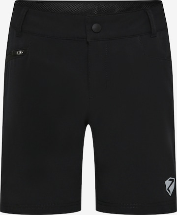 ZIENER Regular Workout Pants 'Nado-Z X-Function' in Black: front