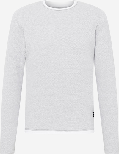 Pulover TOM TAILOR DENIM pe gri deschis / negru / alb, Vizualizare produs
