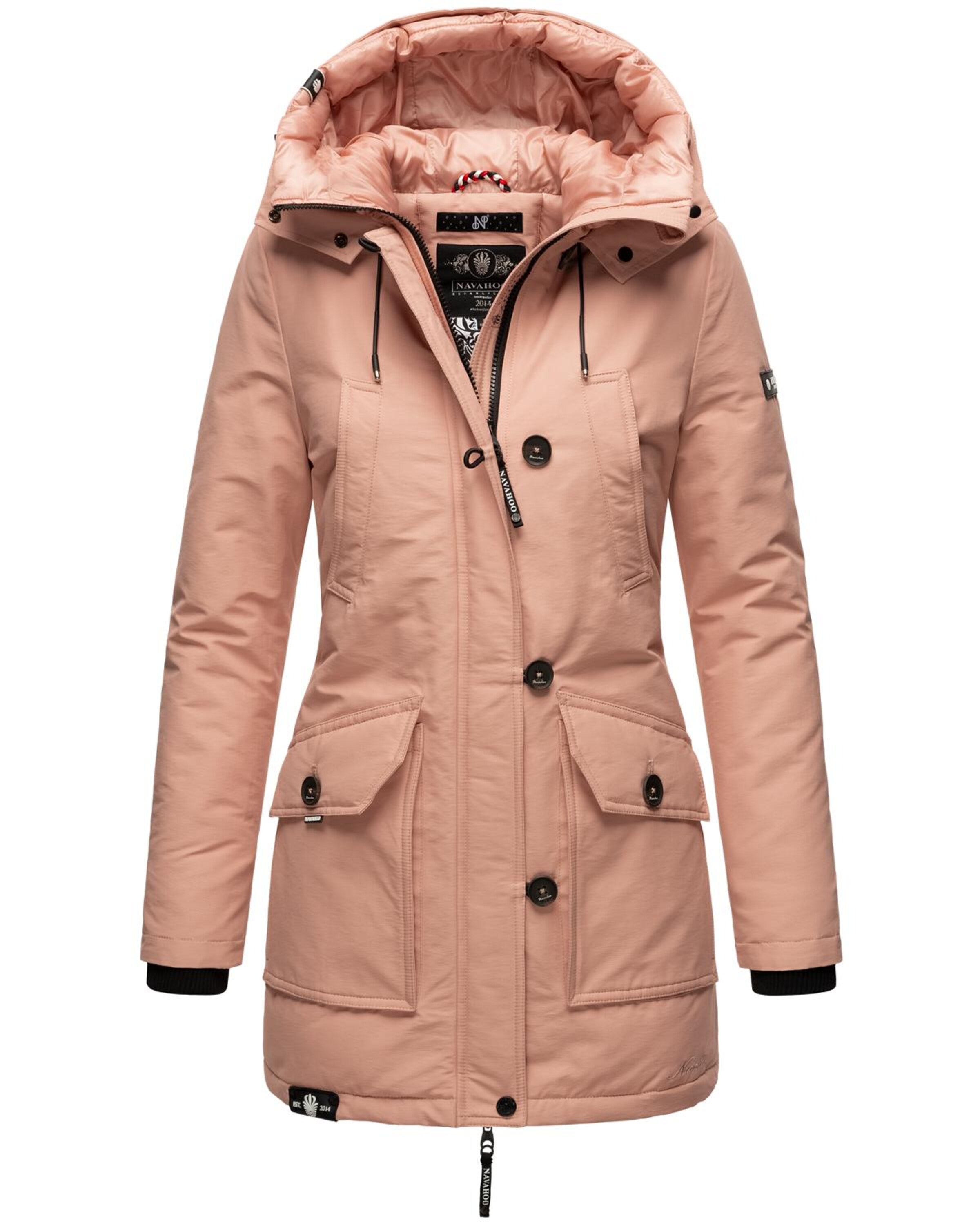 NAVAHOO Zimná parka 'Freeze Storm' - Ružová