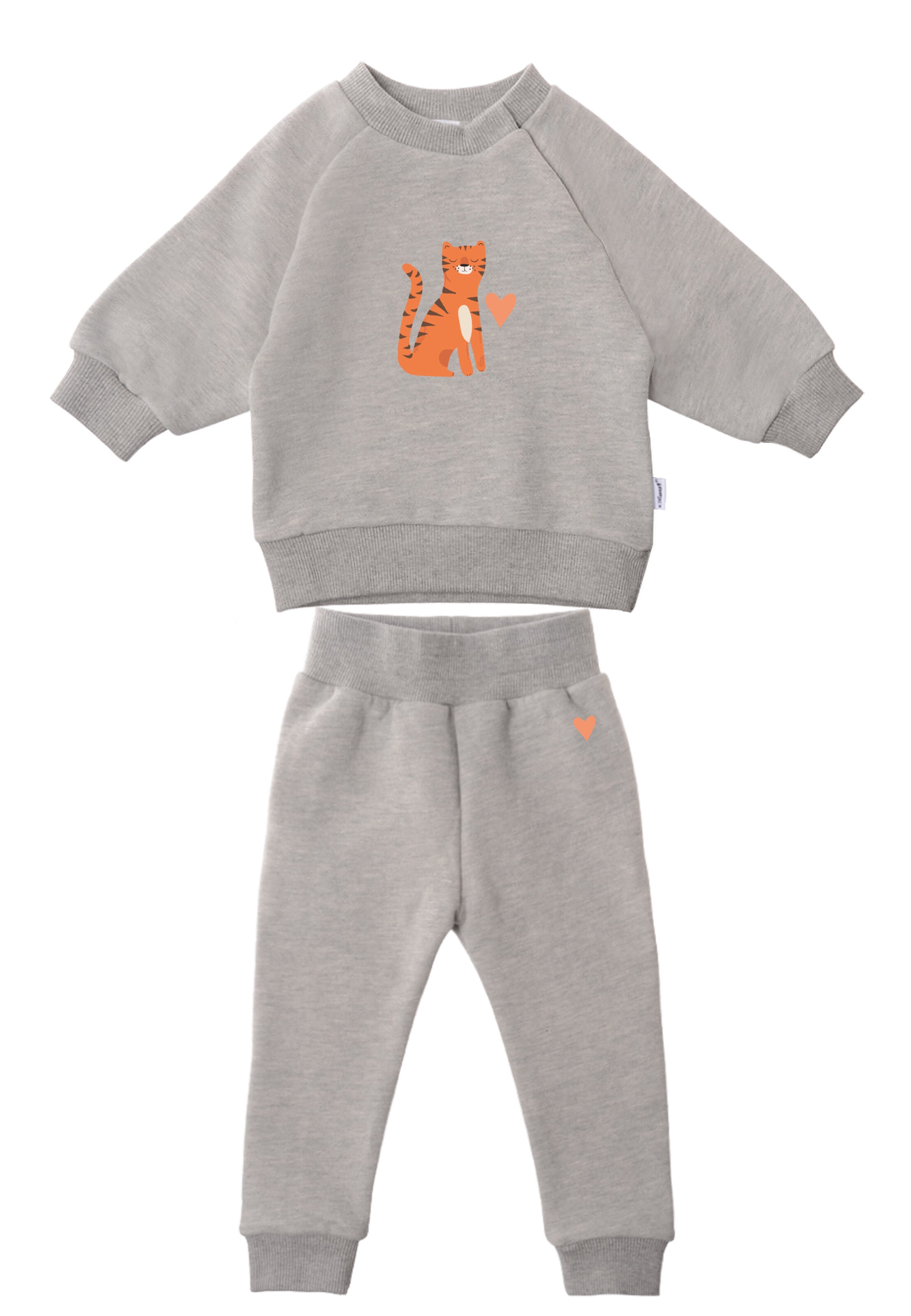 LILIPUT Set 'Tiger' in Grey: front